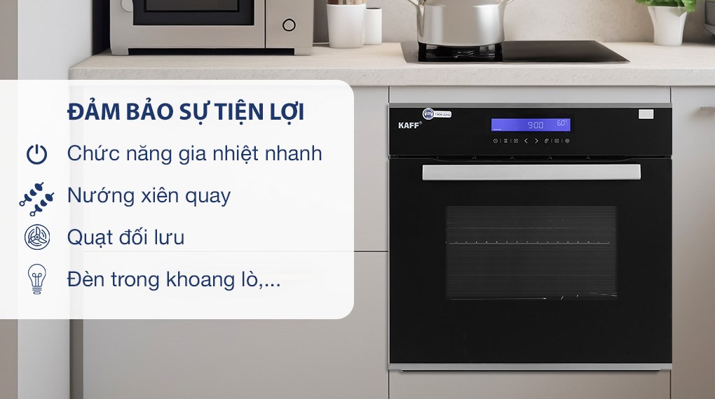 Lò nướng âm KAFF KF-T90S 67 lít