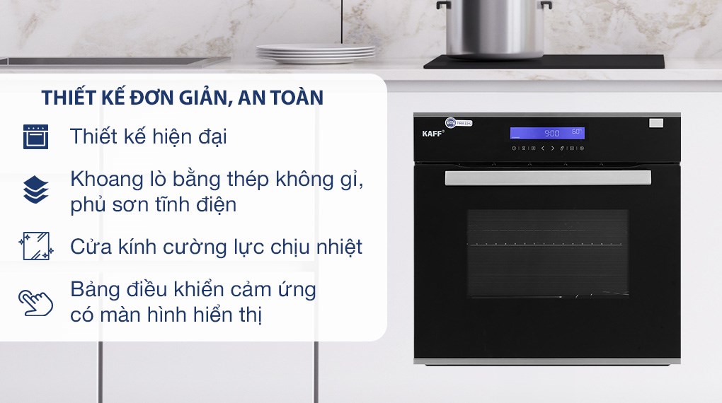 Lò nướng âm KAFF KF-T90S 67 lít