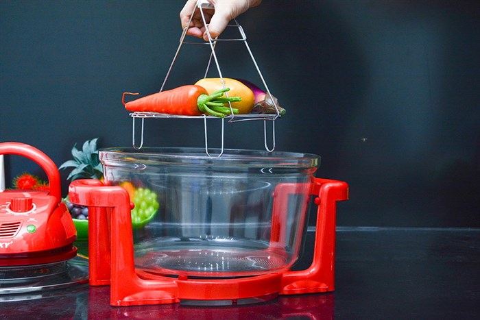 Lò nướng thuỷ tinh Sanaky 188 15 lít Màu Đỏ