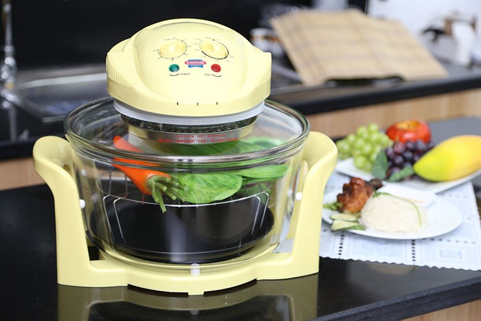 Lò nướng thủy tinh Sunhouse SH-412 12 lít Vàng