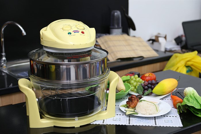 Lò nướng thủy tinh Sunhouse SH-412 12 lít Vàng