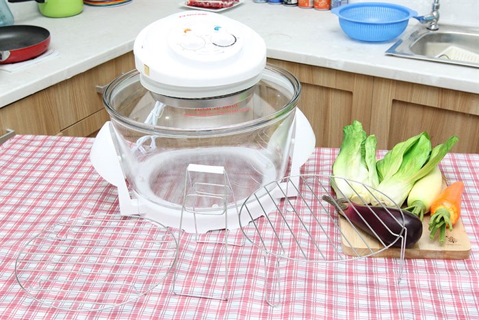 Lò nướng thuỷ tinh Pensonic PRO-912 12 lít Màu Trắng