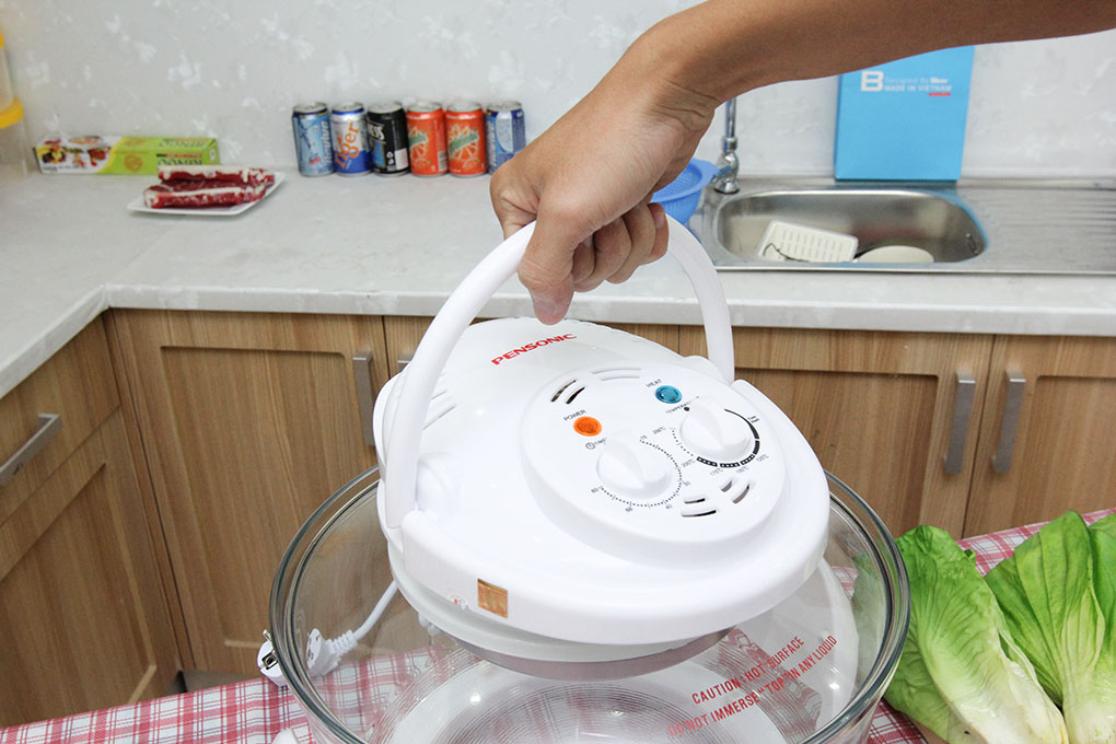 Lò nướng thuỷ tinh Pensonic PRO-912 12 lít Màu Trắng
