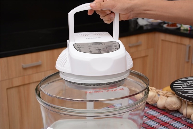 Lò nướng thủy tinh Pensonic PRO-913 12 lít Màu Trắng