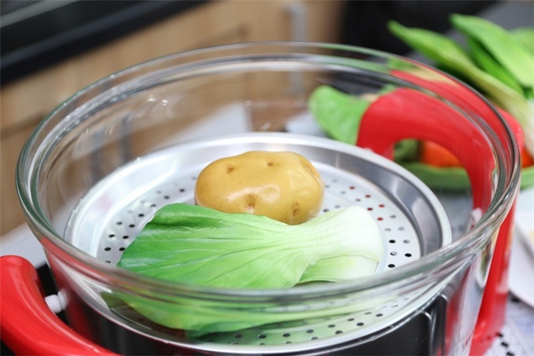 Lò nướng thủy tinh Sunhouse SH 410 12 lít Đỏ Màu Đỏ