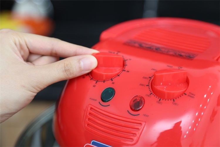 Lò nướng thủy tinh Sunhouse SH 410 12 lít Đỏ Màu Đỏ