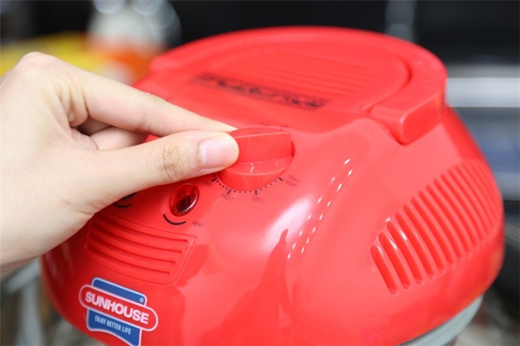 Lò nướng thủy tinh Sunhouse SH 410 12 lít Đỏ Màu Đỏ