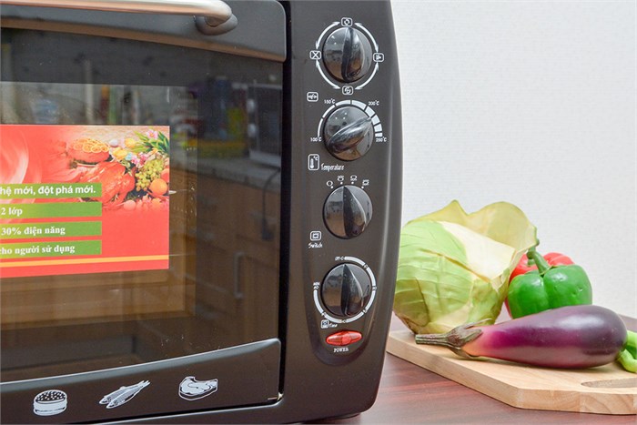 Lò nướng Sanaky VH509S 50 lít Màu Đen