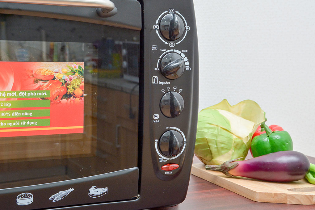 Lò nướng Sanaky VH509S 50 lít Màu Đen
