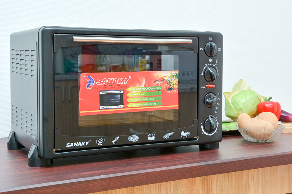 Lò nướng Sanaky VH359S 35 lít Màu Đen