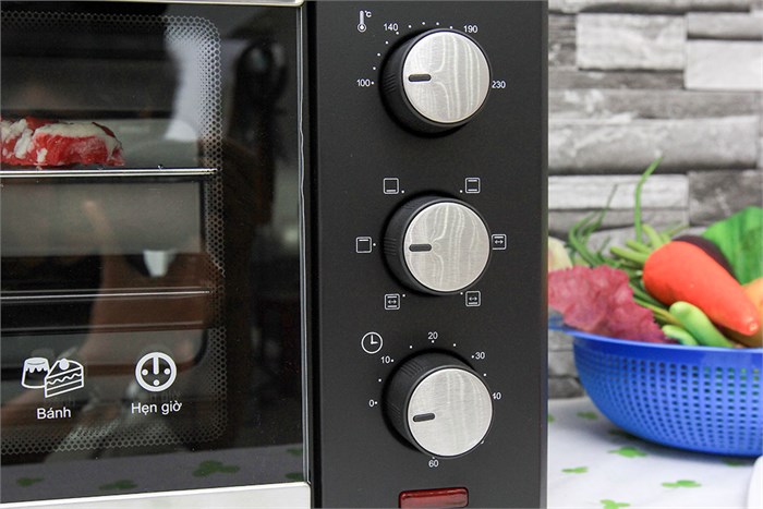 Lò nướng Sanyo Aqua TO-R8074 45 lít Màu Đen - Xám