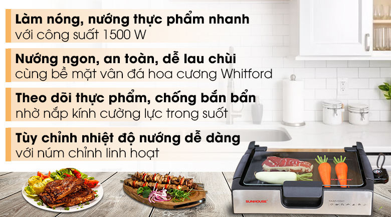 Bếp nướng điện Sunhouse SHD4603 - 14