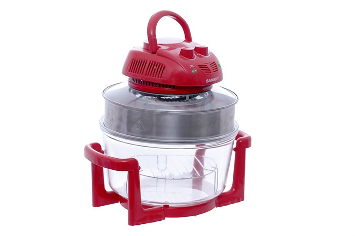 Lò nướng thủy tinh Sanaky VH 158D Màu Đỏ 15 lít Màu Đỏ