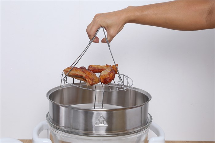 Lò nướng thuỷ tinh Sanaky 188T 15 lít Màu Trắng