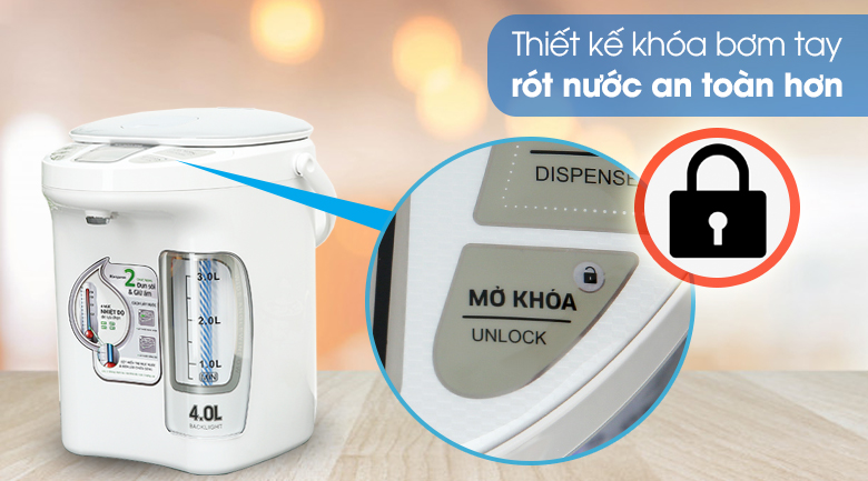 Bình thủy điện Kangaroo KG4K1 4 lít