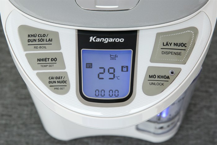 Bình thủy điện Kangaroo KG4K1 4 lít Màu Trắng