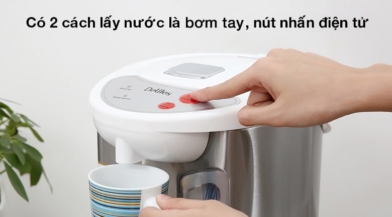 Cách lấy nước - Bình thủy điện Delites EKA-3.8CG2 3.2 lít 