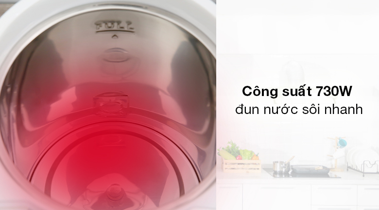 Bình thủy điện Delites EKA-3.8CG2 3.2 lít - Công suất 730W