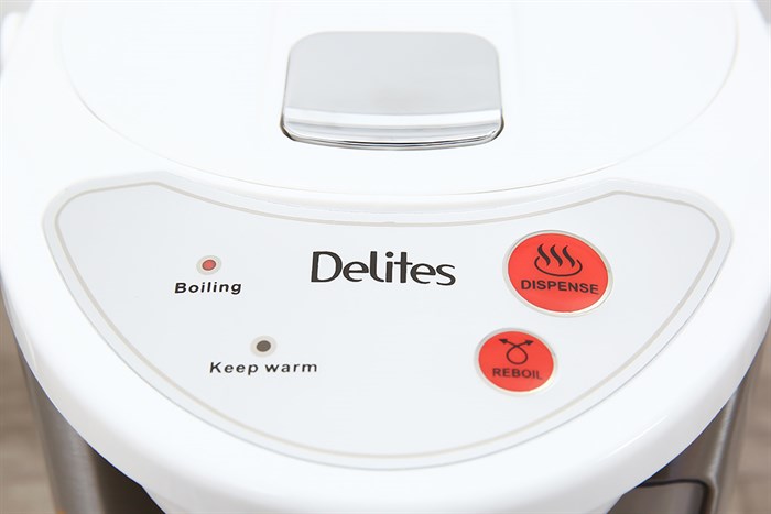 Bình thủy điện Delites EKA-3.8CG2 3.2 lít Màu Bạc