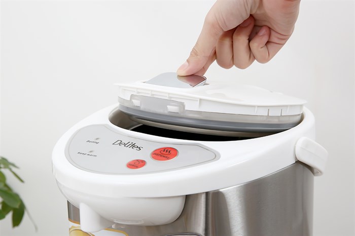 Bình thủy điện Delites EKA-3.8CG2 3.2 lít Màu Bạc
