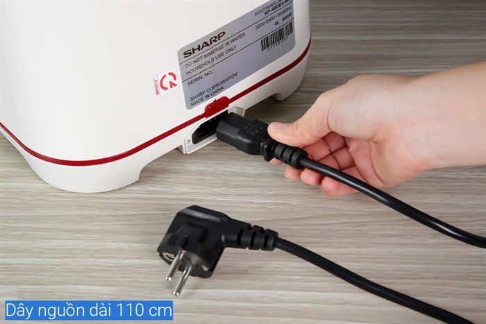 Bình thủy điện Sharp KP-40EBV-WH 4 lít Màu Trắng