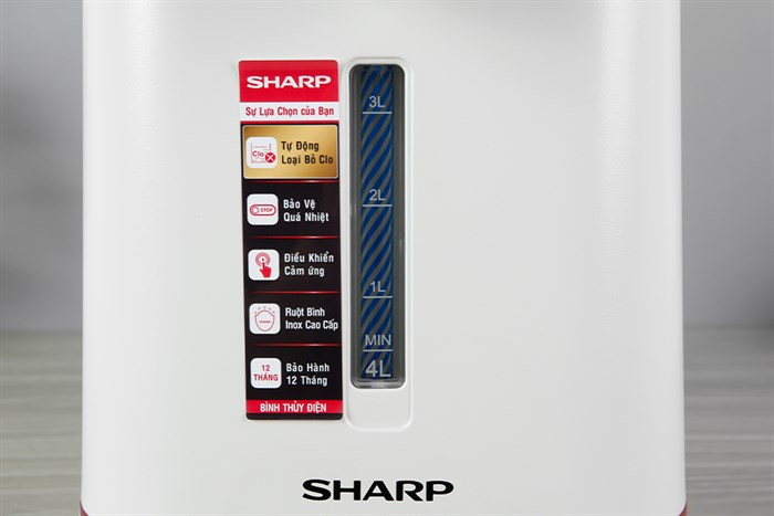 Bình thủy điện Sharp KP-40EBV-WH 4 lít Màu Trắng