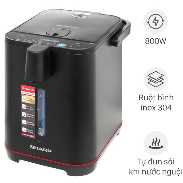 Bình thủy điện Sharp KP-40EBV-BK 4 lít - giá tốt