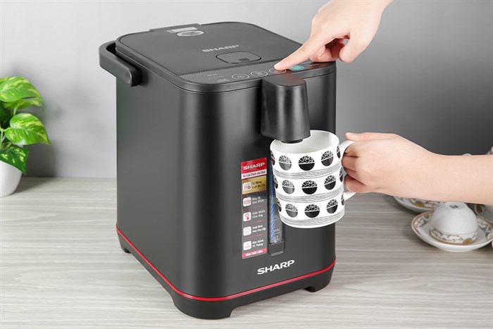 Bình thủy điện Sharp KP-40EBV-BK 4 lít Màu Đen
