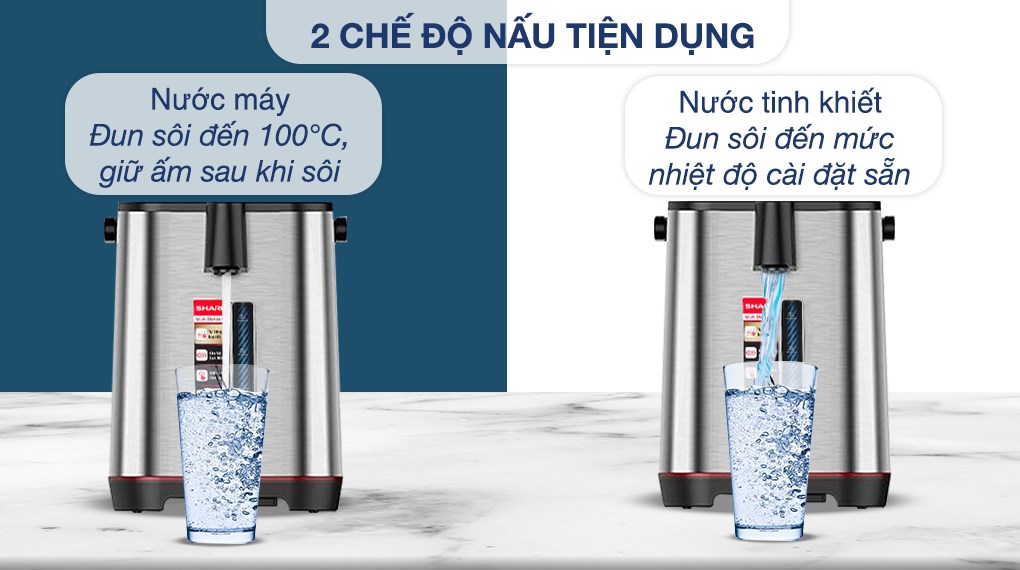 Bình thủy điện Sharp KP-40EBV-ST 4 lít