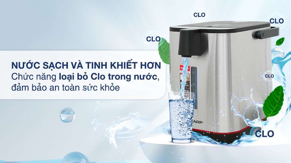 Bình thủy điện Sharp KP-40EBV-ST 4 lít