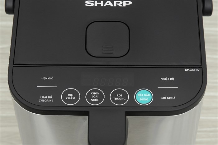 Bình thủy điện Sharp KP-40EBV-ST 4 lít Màu Inox