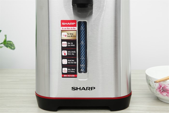 Bình thủy điện Sharp KP-40EBV-ST 4 lít Màu Inox