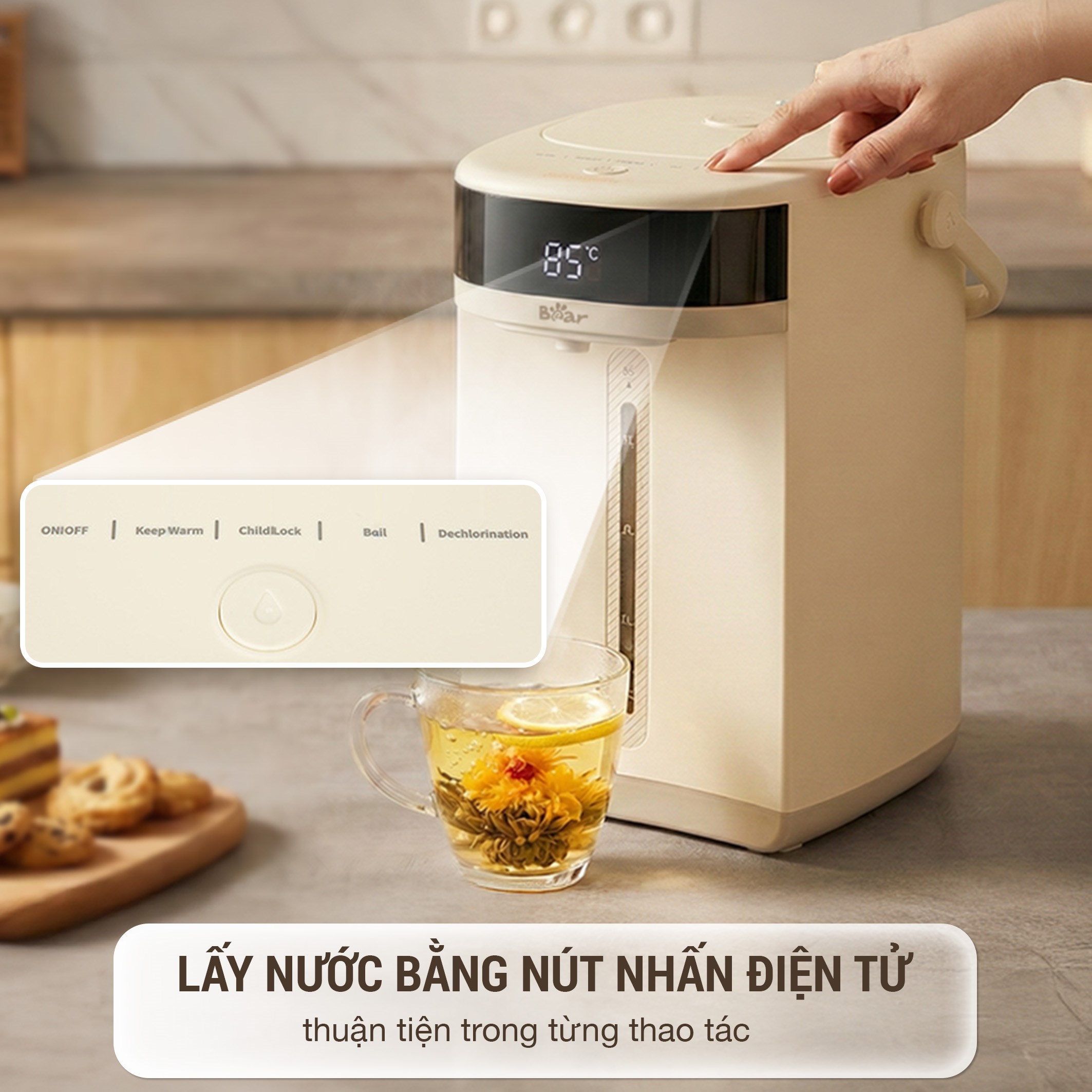 Bình thuỷ điện Bear EWB-5H50C62 5 lít