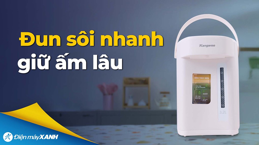 Bình thuỷ điện Kangaroo KGT32G 3.2 lít