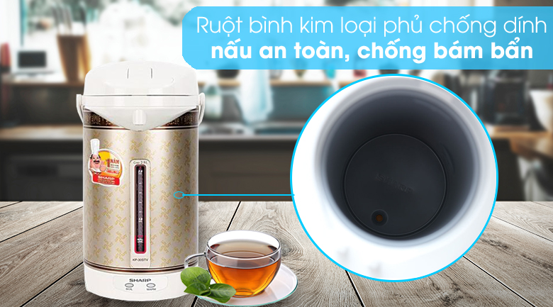 Bình thủy điện Sharp KP-30STV RB 2.9 lít - 5