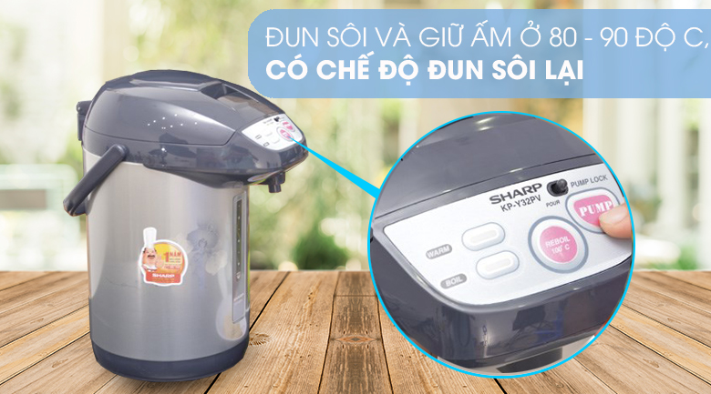 Bình thủy điện Sharp KP-Y32PV 3 lít