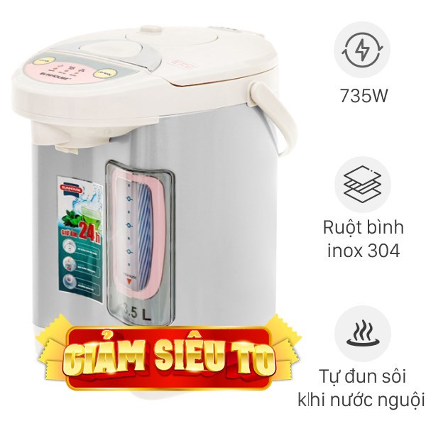 Bình thủy điện Sunhouse SH 1535 3.5 lít