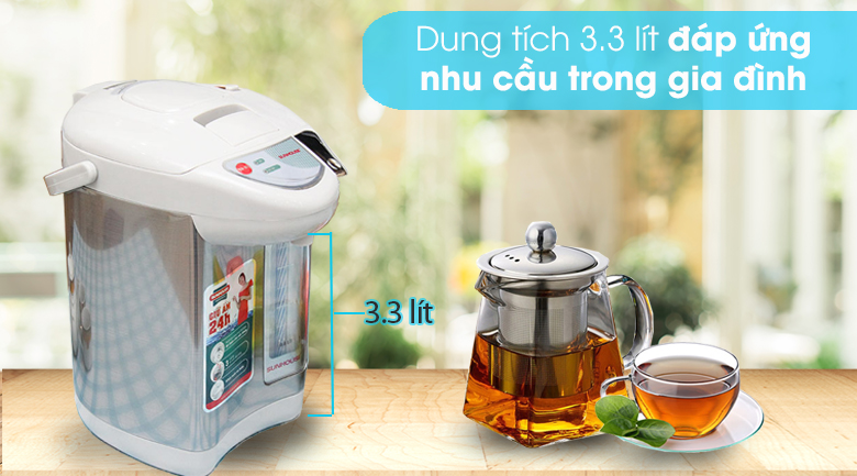 Bình thủy điện Sunhouse SHD1533 3.3 lít - 3