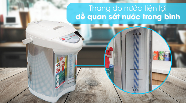 Bình thủy điện Sunhouse SHD1533 3.3 lít