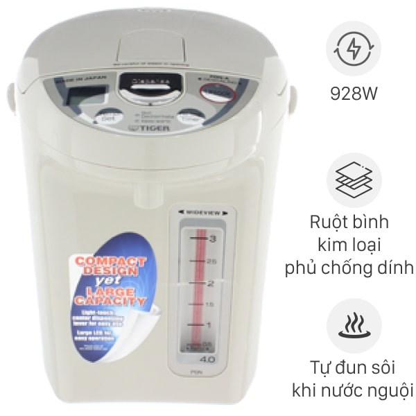 Bình Thủy điện Tiger PDN-A40W 4.0 lít