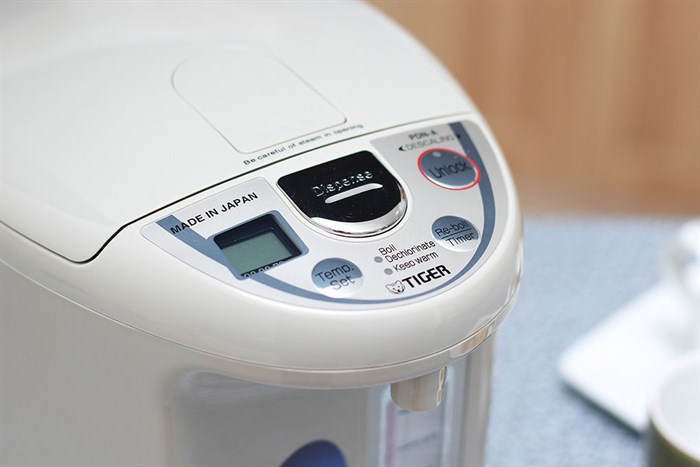 Bình Thủy điện Tiger PDN-A40W 4.0 lít Màu Xám nhạt