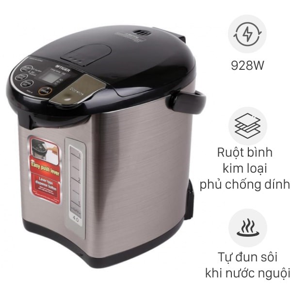 Bình thủy điện Tiger PDU-A40W 4.0 lít