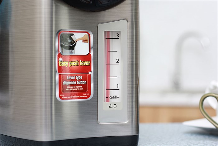 Bình thủy điện Tiger PDU-A40W 4.0 lít Màu Đen - Xám