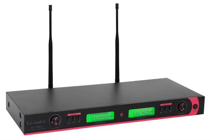 Cặp micro không dây Ce-anCe KP-7600 Màu Đen