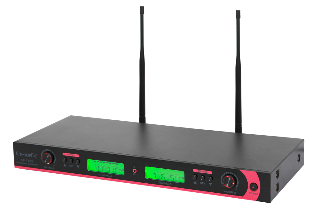 Cặp micro không dây Ce-anCe KP-7600 Màu Đen