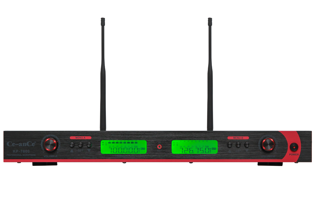 Cặp micro không dây Ce-anCe KP-7600 Màu Đen
