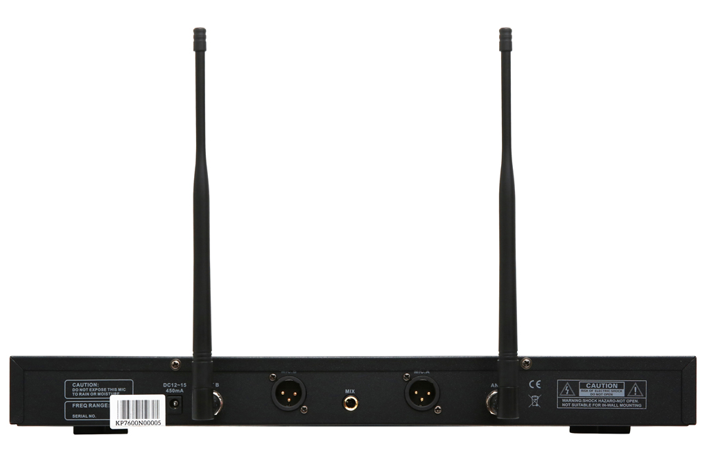 Cặp micro không dây Ce-anCe KP-7600 Màu Đen