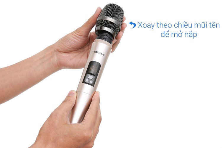 Micro không dây Zenbos MZ-201 Màu Vàng đồng