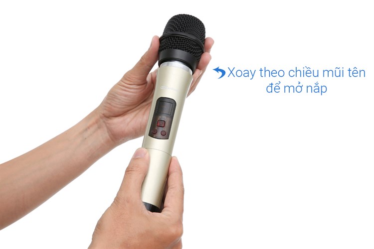 Cặp micro không dây Zenbos MZ-216 Màu Đen - Vàng