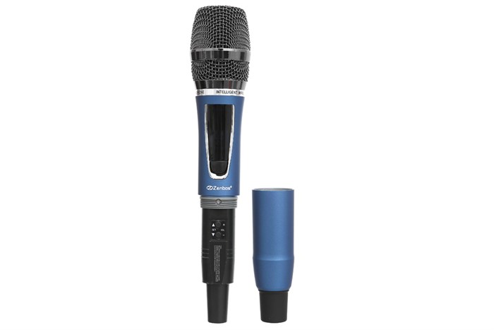 Cặp micro không dây Zenbos MZ-212 Màu Xanh đen - Đỏ cam